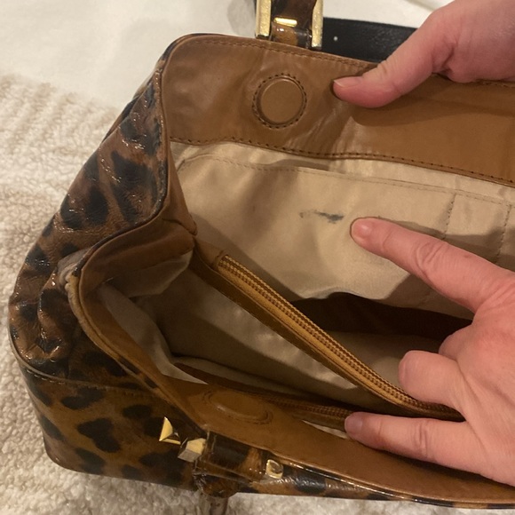 Stuart Weitzman cheetah print - great bag, one small flaw. Great gold details. - Picture 7 of 7